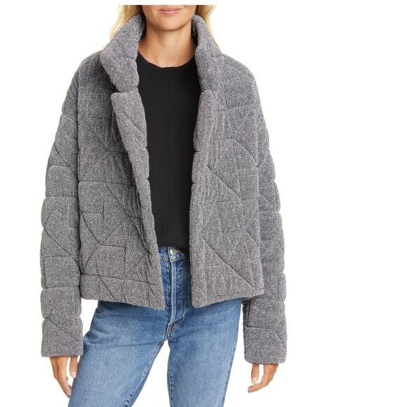 VERONICA BEARD Marshal Metallic Quilted Coat - Picture 8 of 17